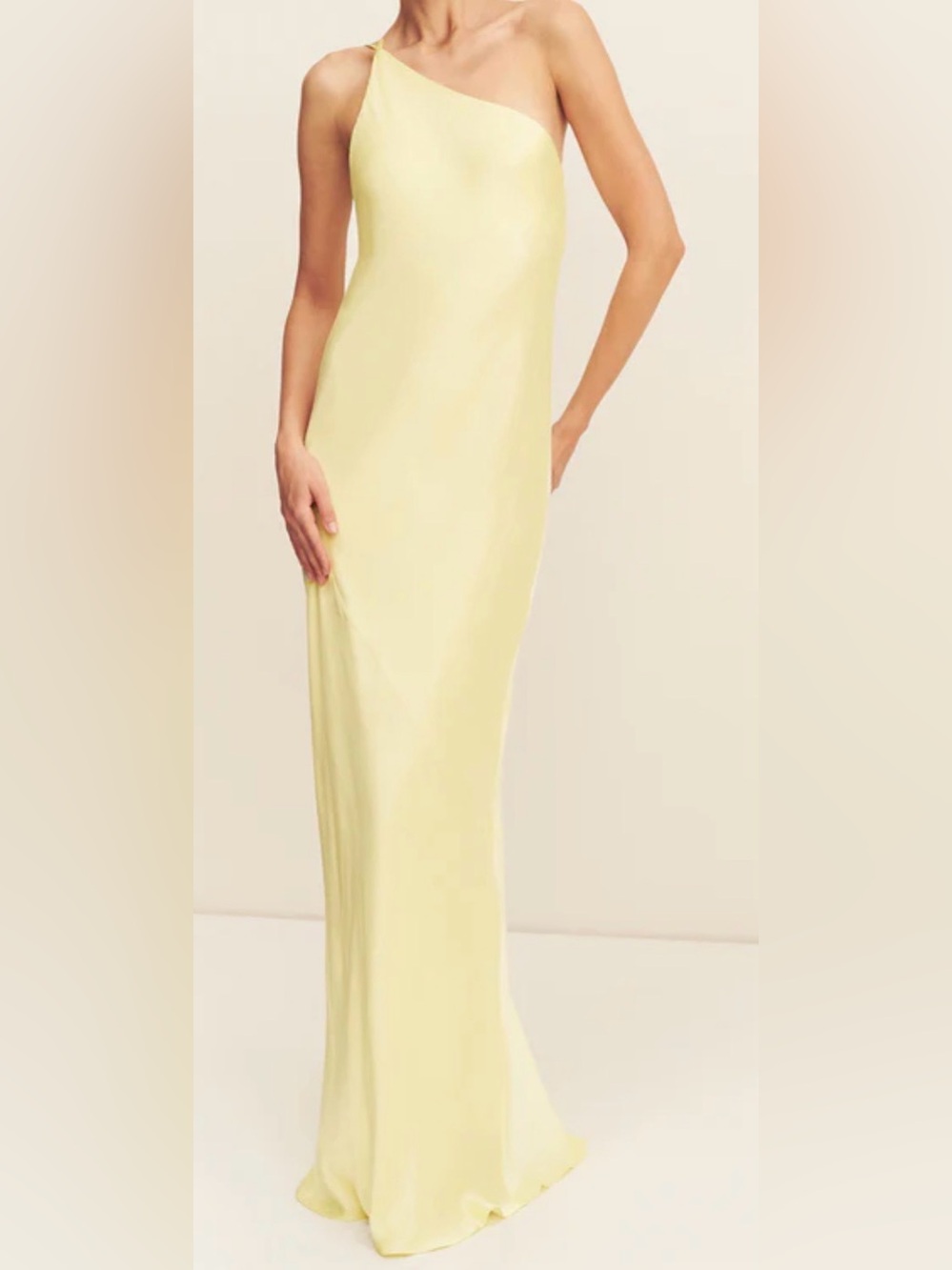 Shona Joy La Lune One Shoulder - Yellow